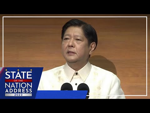 Part 2 of President Ferdinand Marcos Jr.'s State of the Nation Address on July 24, 2023