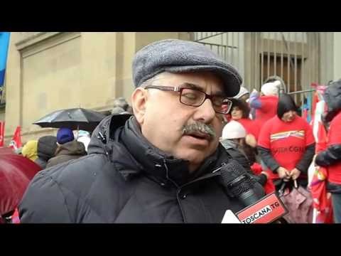 2017-01-13 PRATO - LAVORATORI TESSILI IN SCIOPERO SFIDANO PITTI IMMAGINE