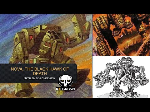 Battletech's Black Hawk of Death, the Clan's 50 tons NOVA!
