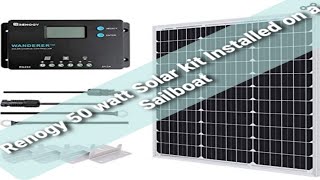 Renogy 50 watt Monocrystalline 12v Solar Panel Kit Installation great for off-grid and vanlife