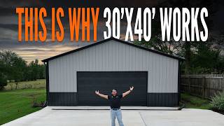 Inside Our Most Popular Building Size | 30x40 Metal Building Tour | WolfSteel Buildings