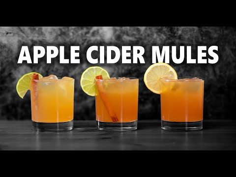 3 Easy Apple Cider Mule Cocktails | Booze On The Rocks