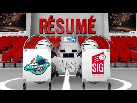 Résumé du match ÉLAN BÉARNAIS PAU-LACQ-ORTHEZ vs SIG STRASBOURG(1/4 de finale RETOUR) PLAYOFFS 2017