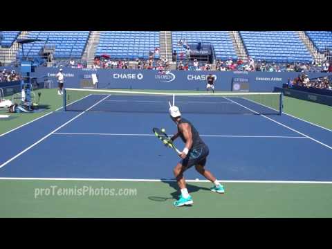 Nadal v Cuevas, 2016 US open practice 4K
