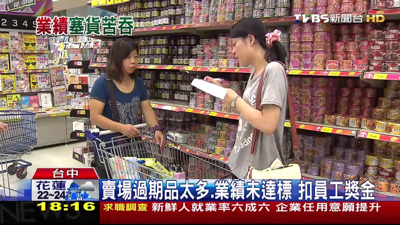 賣場過期品太多、業績未達標　扣員工獎金