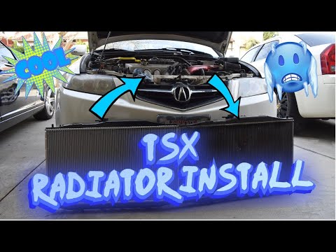 TSX radiator install - How To