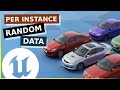 Per Instance Random Data With Unreal PCG