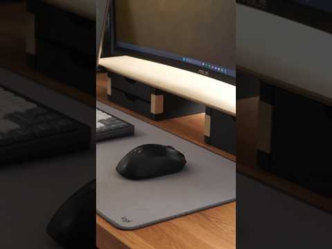 DIY Modular Desk Shelf - 3D Printed Project #diy #desksetup #3dprinting #bambulab #homeoffice #desk