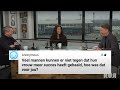 MICHAEL ZIJLAARD EN KAYLEY CLAVER, TWEE ROTTERDAMSE SPORTIEVE ONDERNEMERS, IN DE RUR LUNCHBREAK.