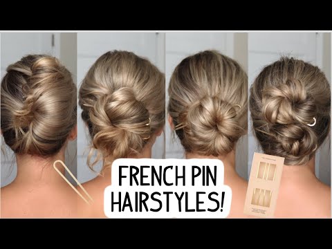 HOW TO: FRENCH PIN HAIRSTYLES FOR SUMMER - SHORT,...