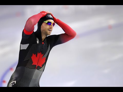 Canada's Laurent Dubreuil skates to a 500m world championship gold medal