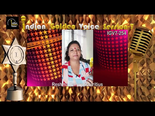 Reshma Damry – Online Singing Competition – Indian Golden Voice Session 7 – Mangrove Production