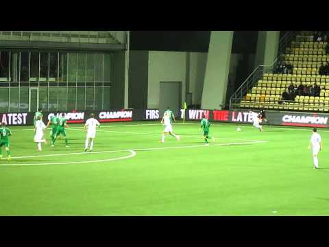 Faroes - Ireland. 2014 World Cup qualification - Faroese score... Own footage