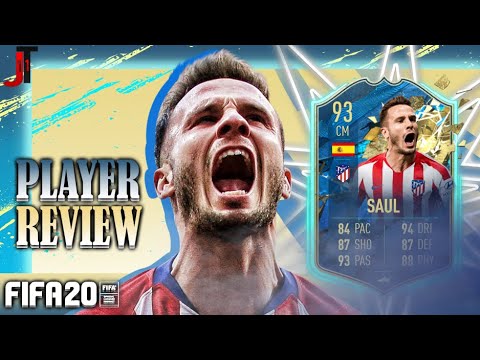 FIFA 20 TOTSSF SAUL 93 PLAYER REVIEW