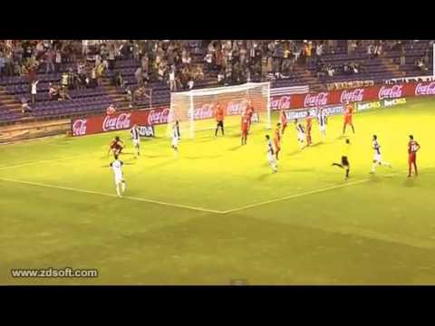 Gol Marc Valiente Valladolid 1-0 Getafe 31/08/13