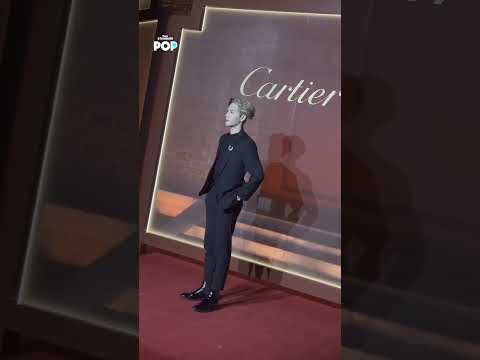 Jackson Wang attend at Cartier high jewellery gala dinner in China 🖤