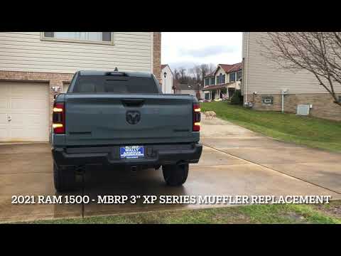 2021 Ram 1500 - MBRP 3” XP Series Muffler Replacement