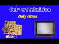 How To Repair No RGB Voltag Out And Retrace Line On Crt Pcb