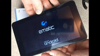 Ematic EGQ347BL 7" 8GB Android 5.0 Lollipop Tablet - Set Up Manual