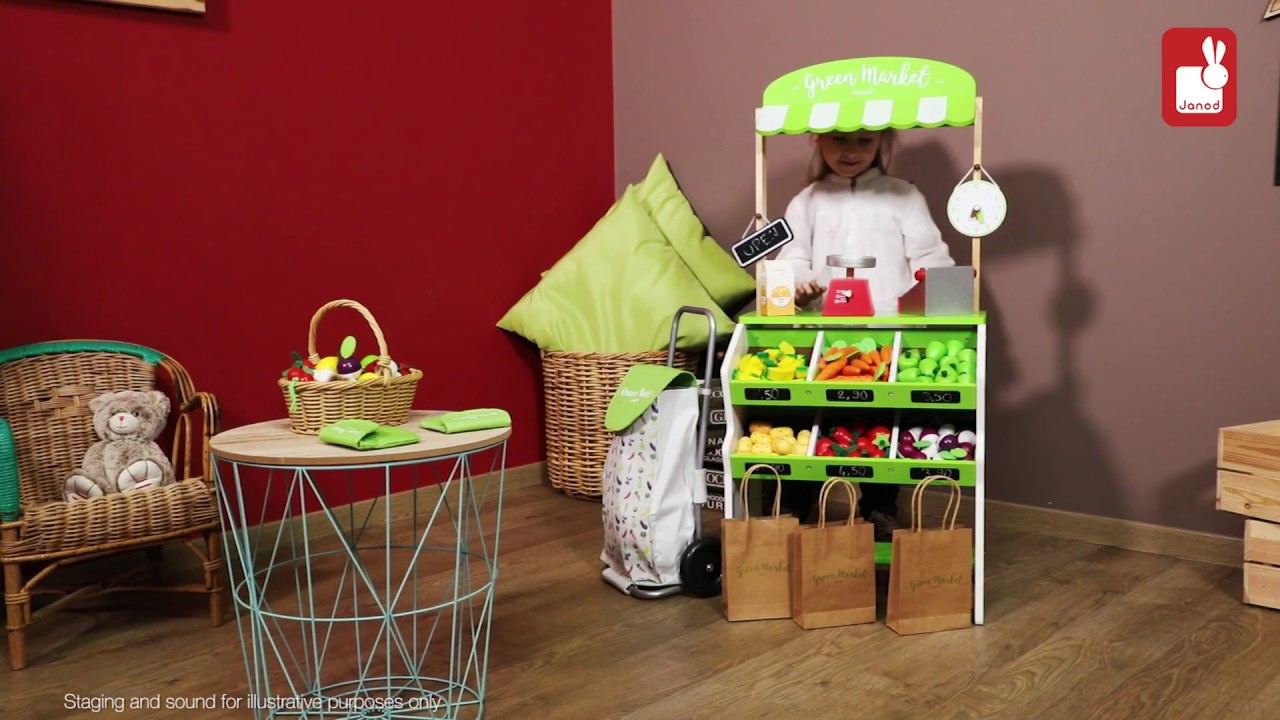 Klein-Toys Aliments jouets Alnatura Panier d'achat rempli