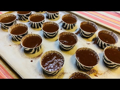 Tortini di cioccolato col cuore morbido senza latticini ￼