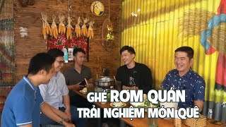 Ghé Rơm Quán trải nghiệm món quê