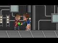 Alvin And Simon Fight Outside And In The Robot Room