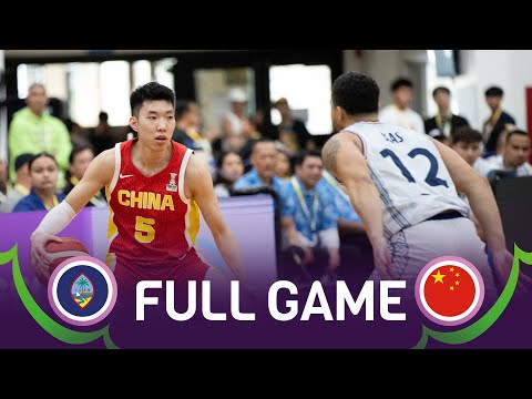 Guam v China | Full Basketball Game | FIBA Asia Cup 2025 Qualifiers