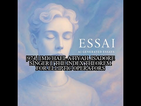 1974 | [Michael Atiyah, Isadore Singer] | The Index Theorem for Elliptic Operators