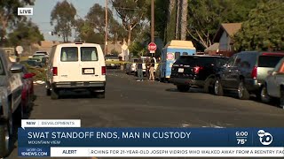 Nearly 30 hour SWAT stand off ends peacefully in Mountainview