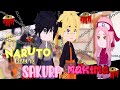 NARUTO React To SAKURA As MAKIMA TikToks Rap Rap Miistery