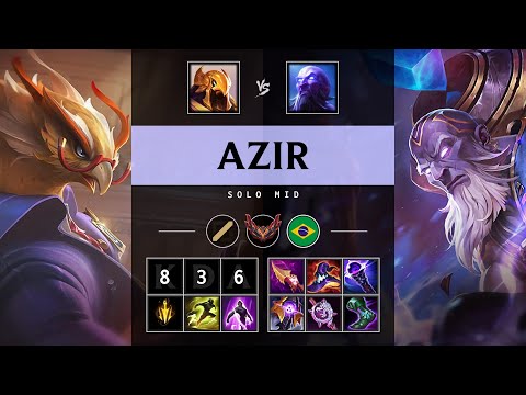 Azir Mid vs Ryze - BR Grandmaster Patch 25.13