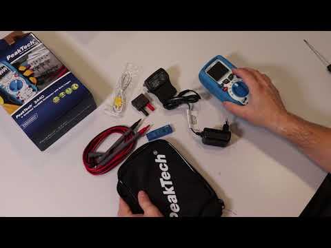 PeakTech 3440 Unboxing & Software, CATIII 1000 V Multimeter, 50000 Counts - Deutsch (ENG Sub)