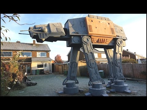 GIANT Star Wars AT-ACT Video