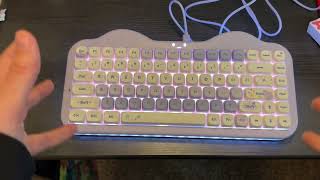 Cutest Keyboard! YUNZII C75 Cute Cake Design