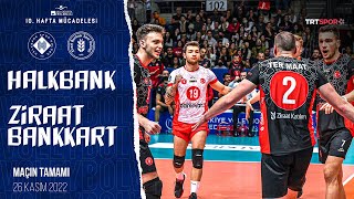Halkbank 1 - 3 Ziraat Bankkart (Maçın Tamamı) | 2022-23 Efeler Ligi