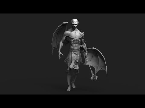 Vampire clay render