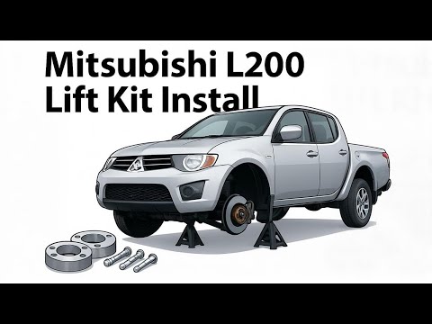 Fitting Front Suspension Strut Spacer Lift Kit to Mitsubishi L200 Pickup