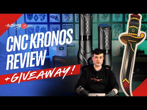 CNC Kronos Adjustable Stroke Pen - Budget Tattoo Machine Review + Giveaway