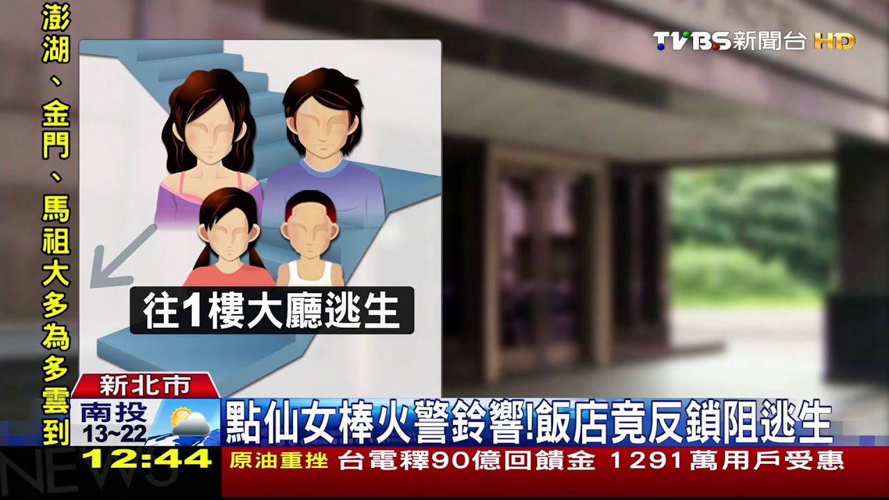 ​點仙女棒火警鈴響！　飯店竟反鎖阻逃生
