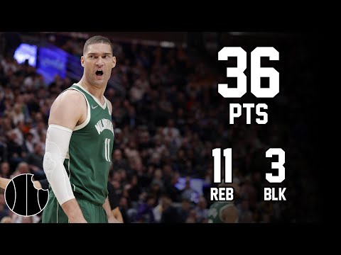 Brook Lopez Highlights | Heat vs. Bucks | 24th Apr 2023