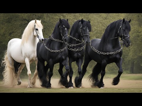 CAI FRIZIENI DE VIS! Eleganță și putere la târgul de la Râșnov-Brașov ❤️