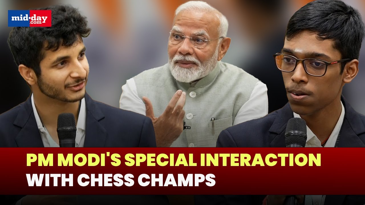 Watch: PM Modi interacts with the winners of Chess Olympiad
