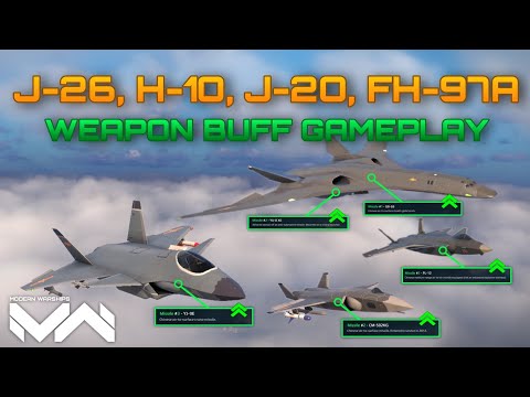 BUFF J-26, H-10, J-20 & FH-97A Weapon Rebalanced Gameplay | Modern Warships LATEST UPDATE