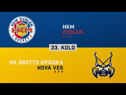 33.kolo HKM Zvolen - HK GROTTO Spišská Nová Ves HIGHLIGHTS