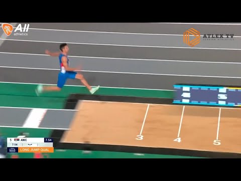 Lazar Anić - 7,75 q  | dvoransko prvenstvo Evrope 2023 - kvalifikacije skoka udalj