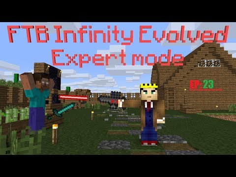 Minecraft: Let's play FTB Infinity Evolved Expert mode EP:23 How to set up a laser