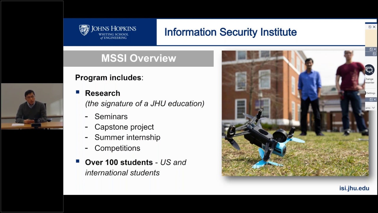 MS in Security Informatics (Spring 2020 Virtual Information Session)