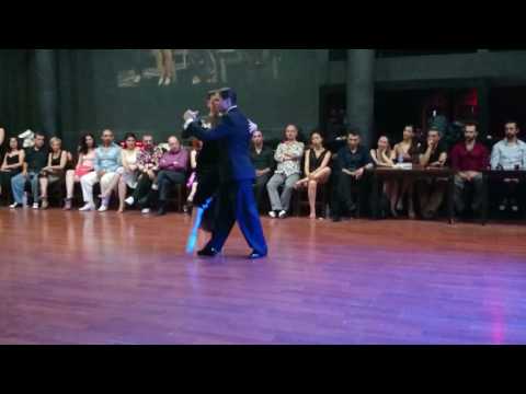  Fernanda Grosso  and  Alejandro Ferreyra  are  dancing  at  Istanbul Tango Experience  in  2015