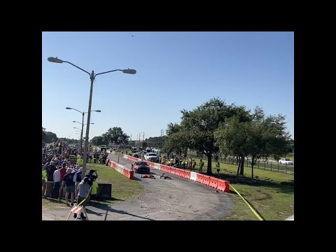 LSO shares crash video showing a shoe go flying during WREX 2023